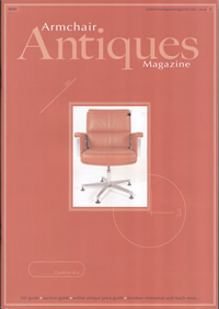 Armchair Antiques Magazine first issue Front Cover
