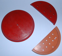 A mix of drilled and pinned BAYKO parts